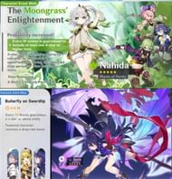 The banners look different visually but work the same for both games (Image via HoYoverse)